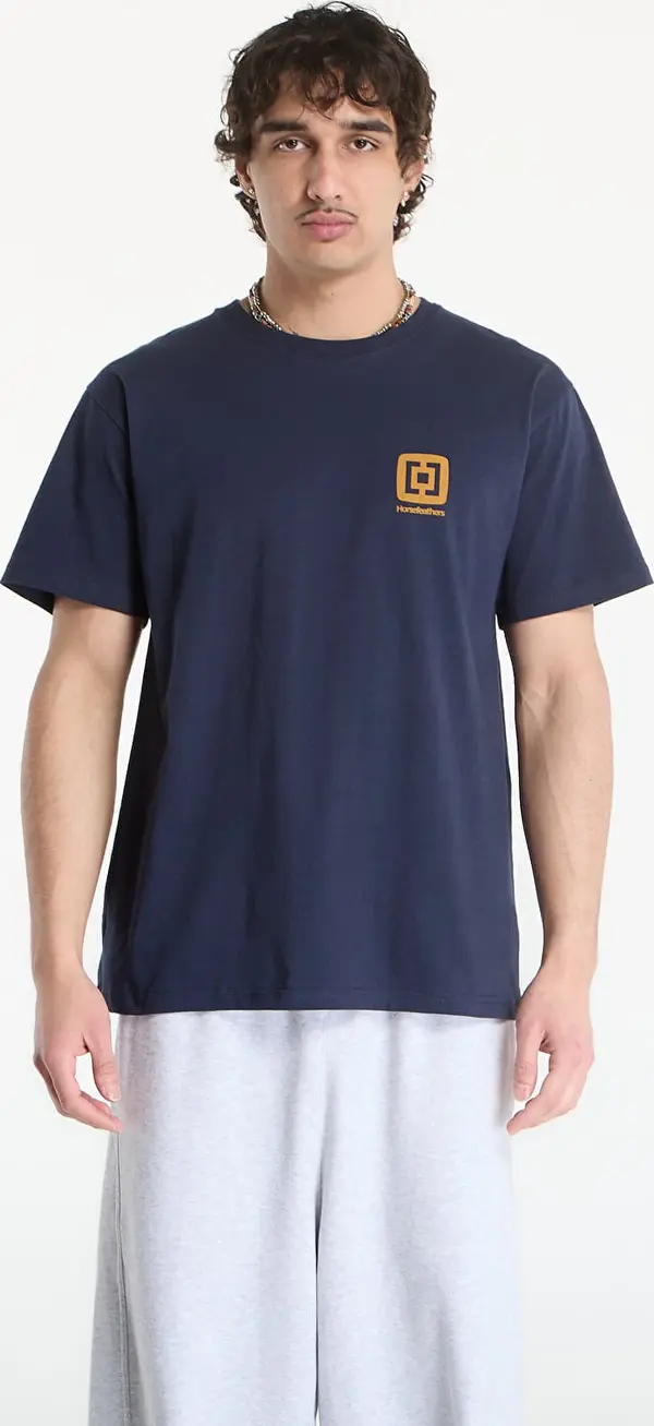 Horsefeathers Majica Horsefeathers Mini Logo T-Shirt Indigo M