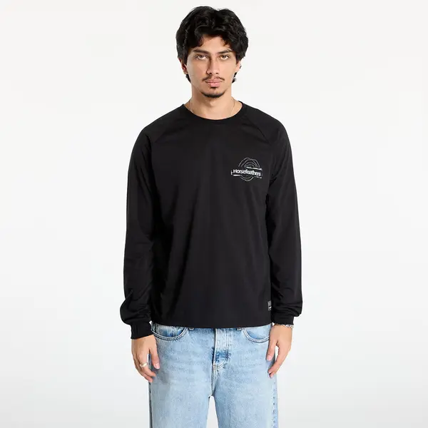 Horsefeathers Majica Horsefeathers Shank Ls T-Shirt Black XXL