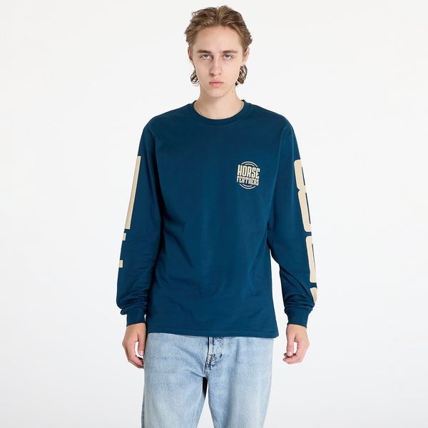 Horsefeathers Majica Horsefeathers Tall Typo Long Sleeve T-Shirt Pond S