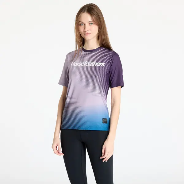 Horsefeathers Majica Horsefeathers W Quantum Bike Jersey Iris Fade Out S