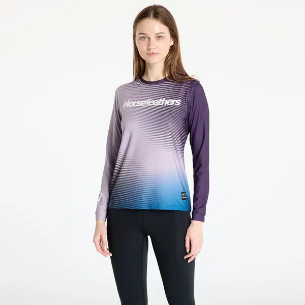 Horsefeathers Majica Horsefeathers W Quantum Ls Bike Jersey Iris Fade Out S