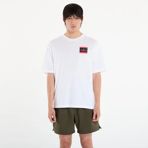 Jordan Majica Jordan Brand Men's T-Shirt White/ University Red L