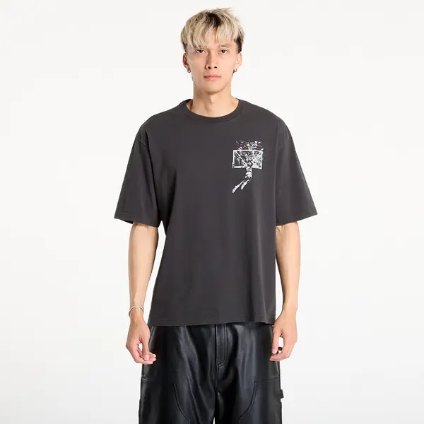 Jordan Majica Jordan Brooklyn Men's Oversized Graphic T-Shirt Off Noir/ Sail S