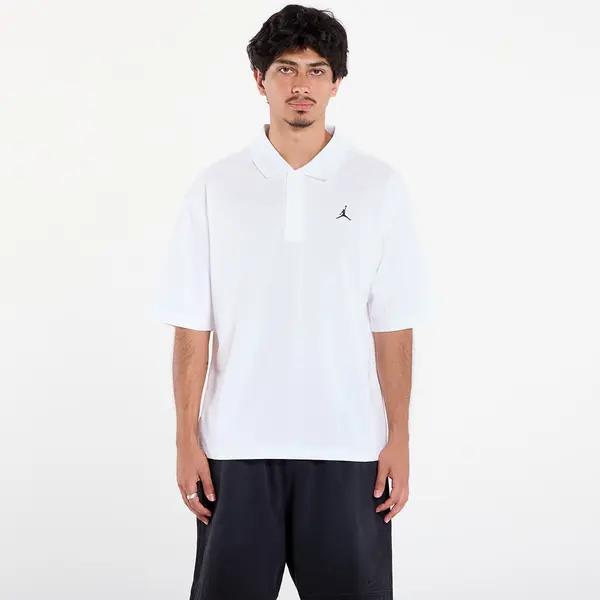 Jordan Majica Jordan Brooklyn Men's Polo White/ Black L