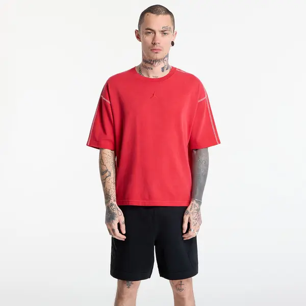 Jordan Majica Jordan Flight Men's Heavyweight Short-Sleeve Top University Red/ Sail/ University Red XS