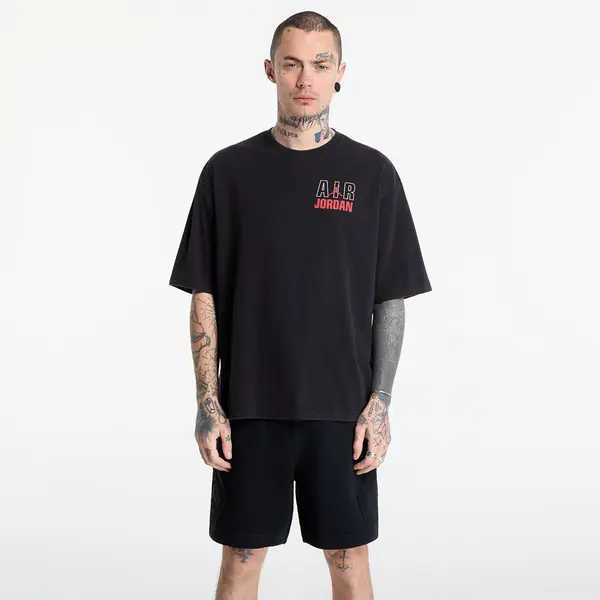Jordan Majica Jordan Flight Men's T-Shirt Black/ University Red XS