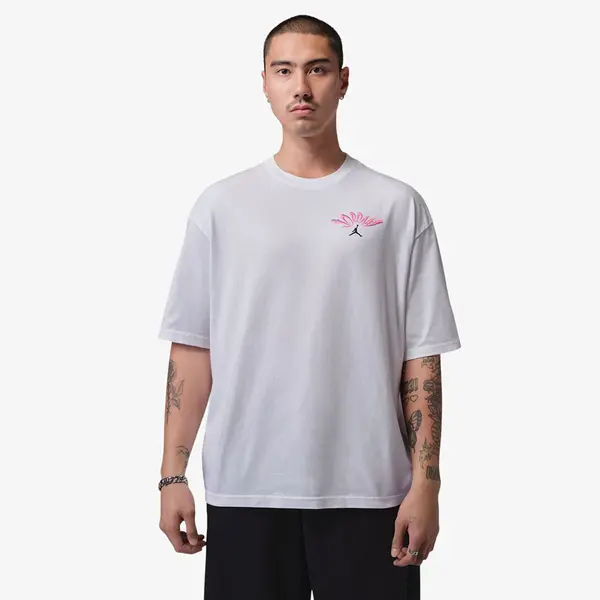 Jordan Majica Jordan Flight Men's T-Shirt White/ Black XS