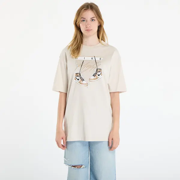 Jordan Majica Jordan Flight Women's Oversized T-Shirt Lt Orewood Brn/ Sail/ Black XL