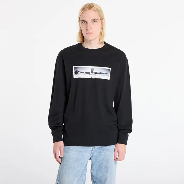 Jordan Majica Jordan M Brand Photo LS Crew Black/ White L