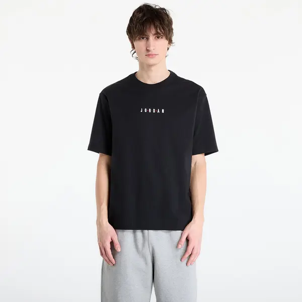 Jordan Majica Jordan Men's Embroidered T-Shirt Black/ Sail/ Sail M