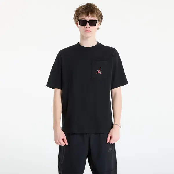 Jordan Majica Jordan Men's T-Shirt Black/ Gym Red XS