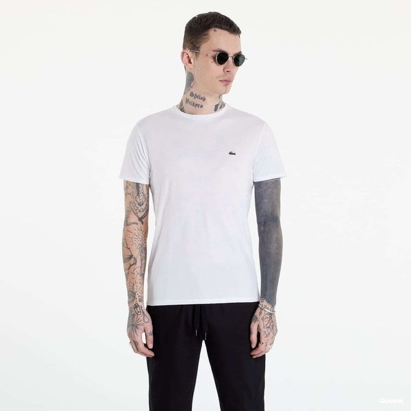 LACOSTE Majica LACOSTE Pima Tee White L