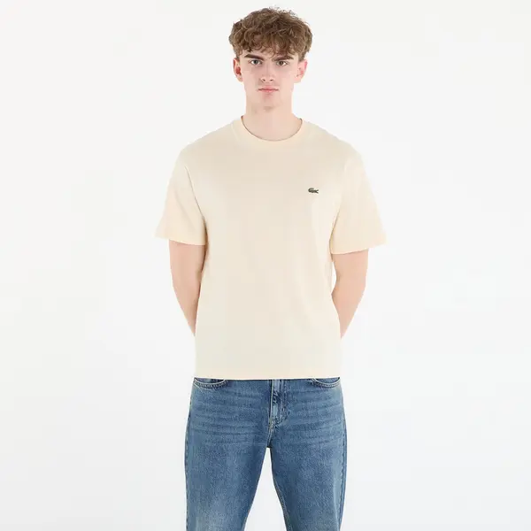 LACOSTE Majica LACOSTE Tee-Shirt Naturel Clair 6