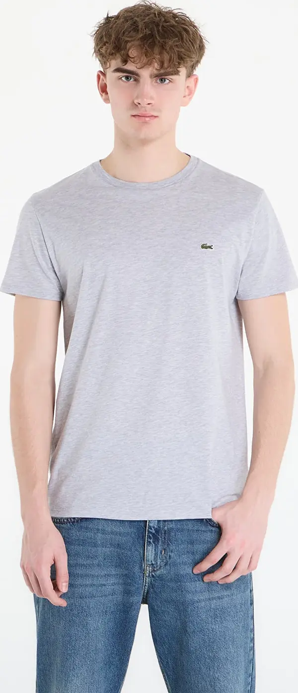LACOSTE Majica LACOSTE Tee-Shirt Silver Chine 4