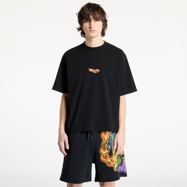 Marcelo Burlon Majica Marcelo Burlon County Flame Boxy T-Shirt Black/ Red S