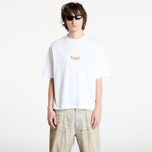 Marcelo Burlon Majica Marcelo Burlon County Flame Boxy T-Shirt White/ Red L