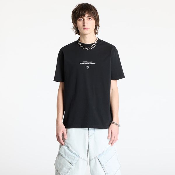 Marcelo Burlon Majica Marcelo Burlon Goodbye Quote Basic T-Shirt Black/ White L