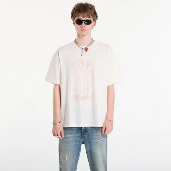 MISBHV Majica MISBHV Devil&Angel T-Shirt UNISEX Off White M