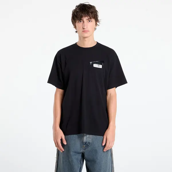MM6 Majica MM6 Maison Margiela Trompe l'oeil T-Shirt Black XS