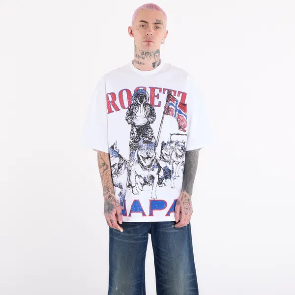 Napapijri Majica Napapijri x PDF Short-Sleeved T-Shirt White S