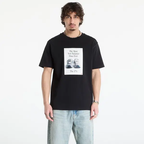 New Balance Majica New Balance 574 Ad T-Shirt Black M