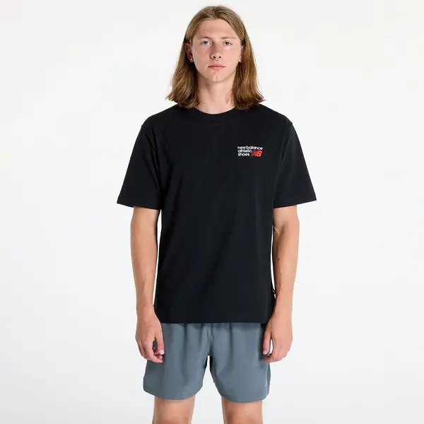New Balance Majica New Balance Athletics Premium Logo T-Shirt Black M