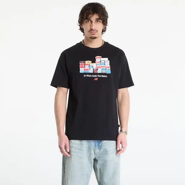 New Balance Majica New Balance Boxes T-Shirt Black S