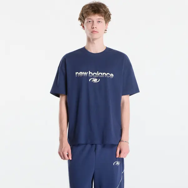 New Balance Majica New Balance Trackside T-Shirt Nb Navy XXL
