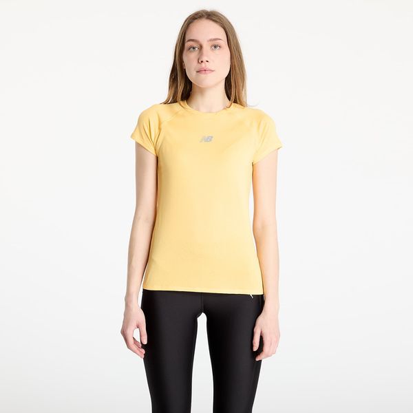 New Balance Majica New Balance Women's Jacquard Slim T-Shirt Clementine S