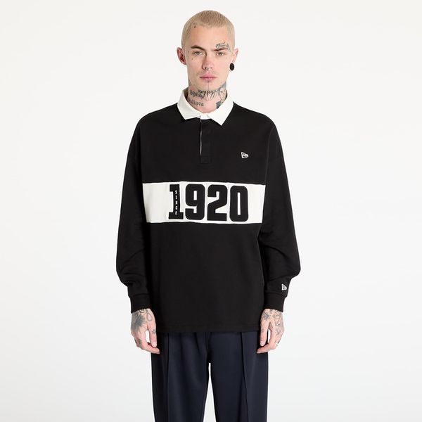 New Era Majica New Era Drop Shoulder Rugby Shirt UNISEX Black XL