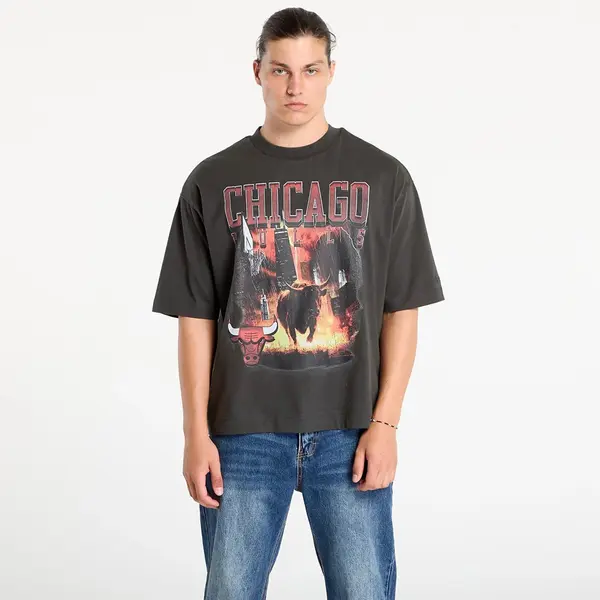 New Era Majica New Era NBA Washed Graphic Chicago Bulls UNISEX Heather Gray S