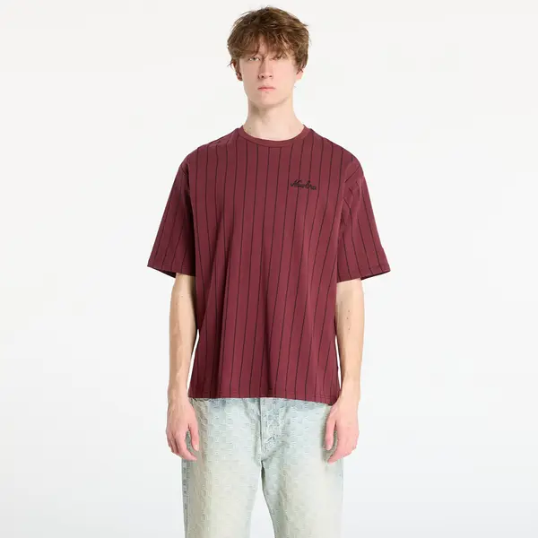 New Era Majica New Era Pinstripe Os Tee UNISEX Frosted Burgundy M