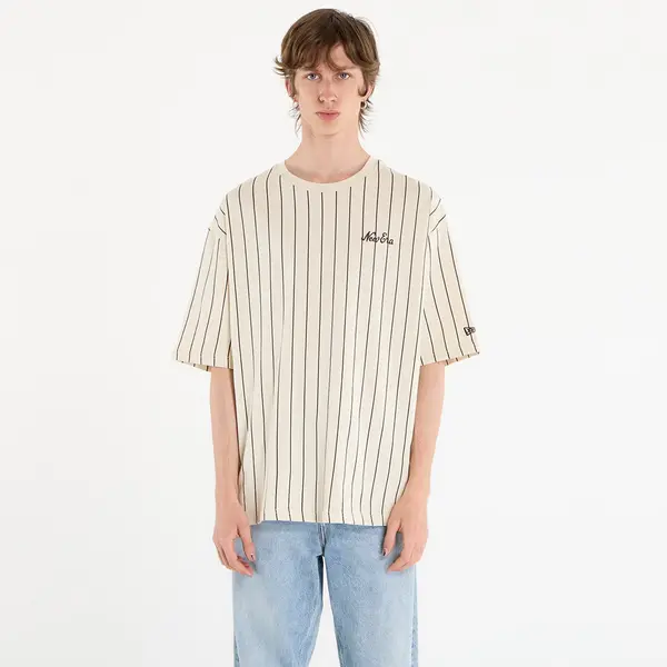 New Era Majica New Era Pinstripe Os Tee UNISEX Light Cream L
