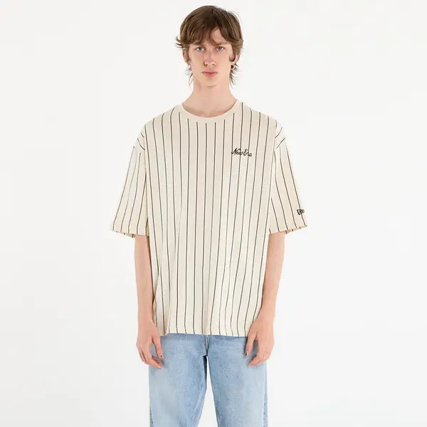 New Era Majica New Era Pinstripe Os Tee UNISEX Light Cream S