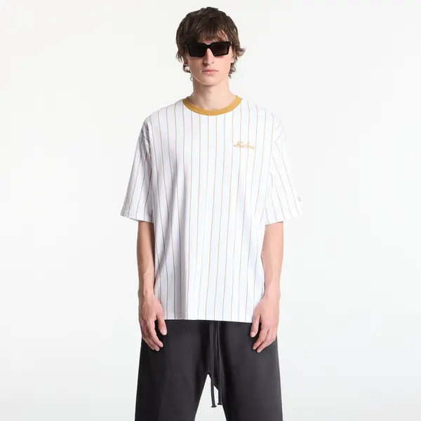 New Era Majica New Era Pinstripe OS Tee UNISEX Optic White/ DOC L
