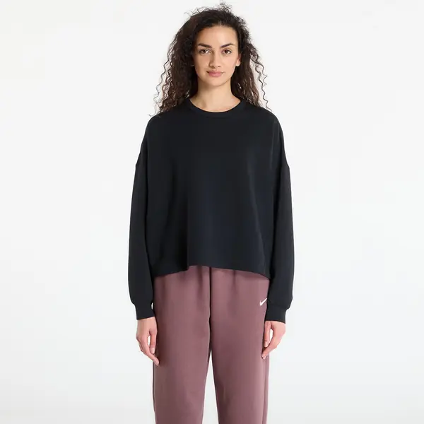 Nike Majica Nike 24.7 ImpossiblySoft Women's Dri-FIT Oversized Crew-Neck Top Black/ Dk Smoke Grey XL