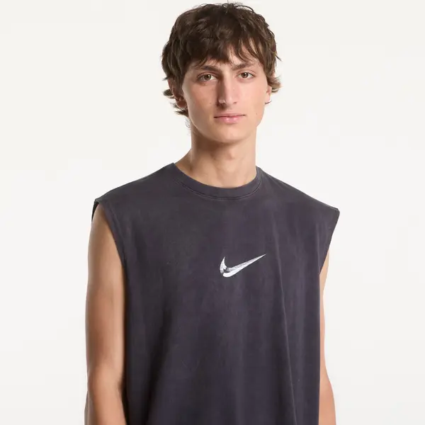Nike Majica Nike Men's Sleeveless T-Shirt Black/ White M