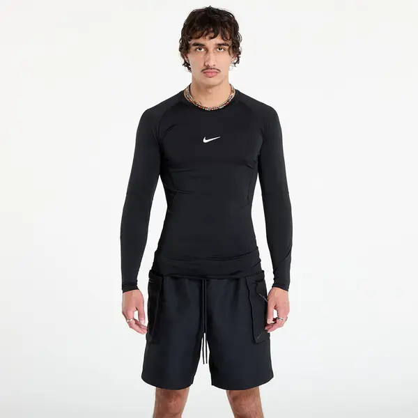 Nike Majica Nike Pro Men's Dri-FIT Tight Long-Sleeve Fitness Top Black/ White L