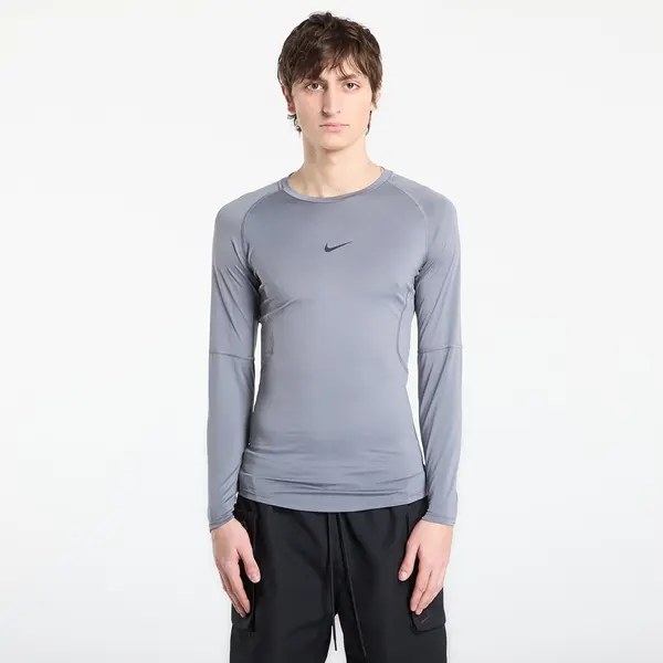 Nike Majica Nike Pro Men's Dri-FIT Tight Long-Sleeve Fitness Top Smoke Grey/ Black M