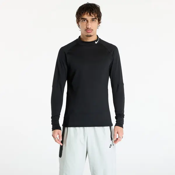 Nike Majica Nike Pro Men's Dri-FIT Warm Long-Sleeve Fitness Mock Black/ White M