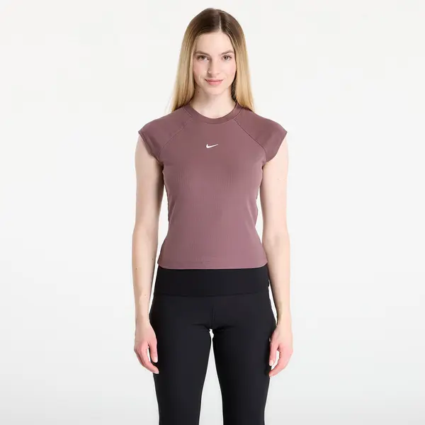 Nike Majica Nike Sportswear Chill Knit Women's Tight Short-Sleeve Ribbed Top Tattoo/ Sail M