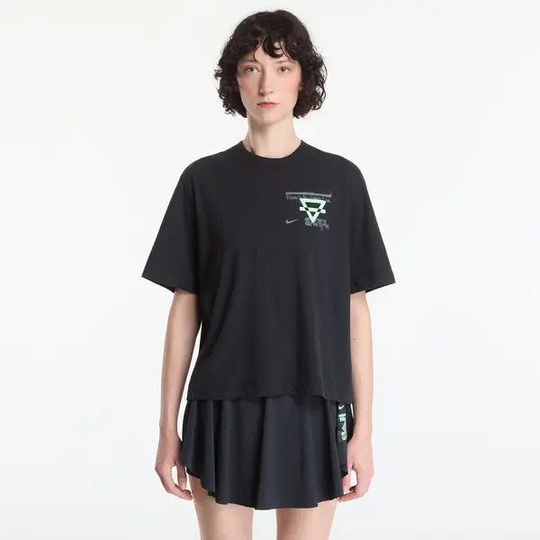 Nike Majica Nike Swift Women's Dri-FIT Running T-Shirt Black/ No/ Illusion Green XS