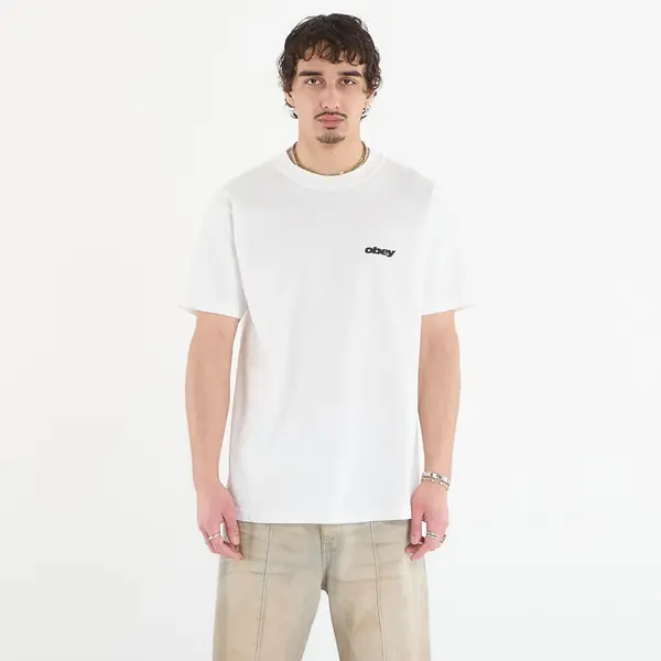 OBEY Clothing Majica OBEY Bounce Pigment Vintage White XL