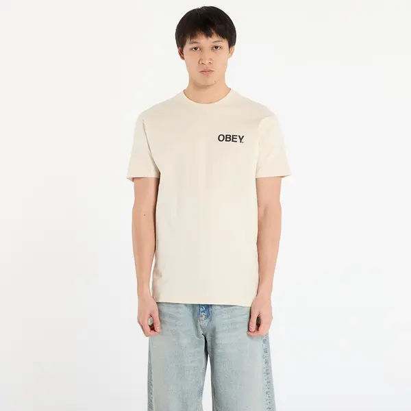 OBEY Clothing Majica OBEY Doberman Classic T-Shirt Cream M