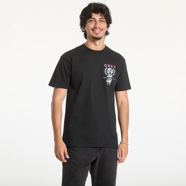 OBEY Clothing Majica OBEY Helping Hand Black L