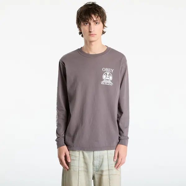 OBEY Clothing Majica OBEY Precision Pigment Dusty Black L