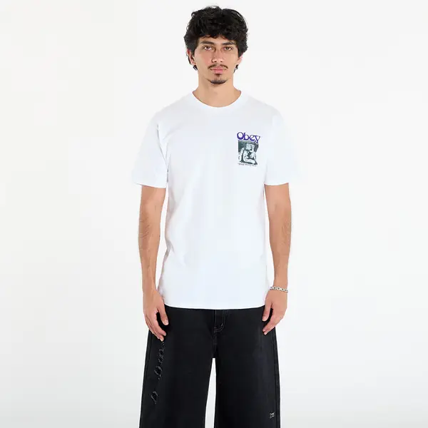 OBEY Clothing Majica OBEY Stop Worry Now T-Shirt White M