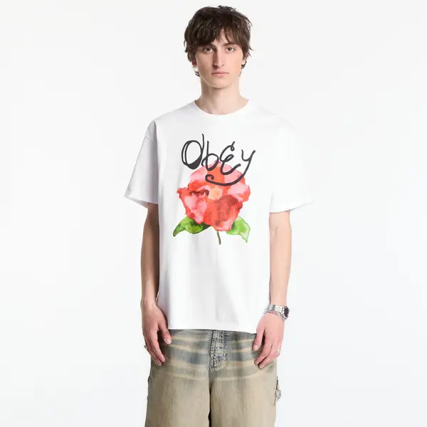 OBEY Clothing Majica OBEY Watercolor Poppy White M