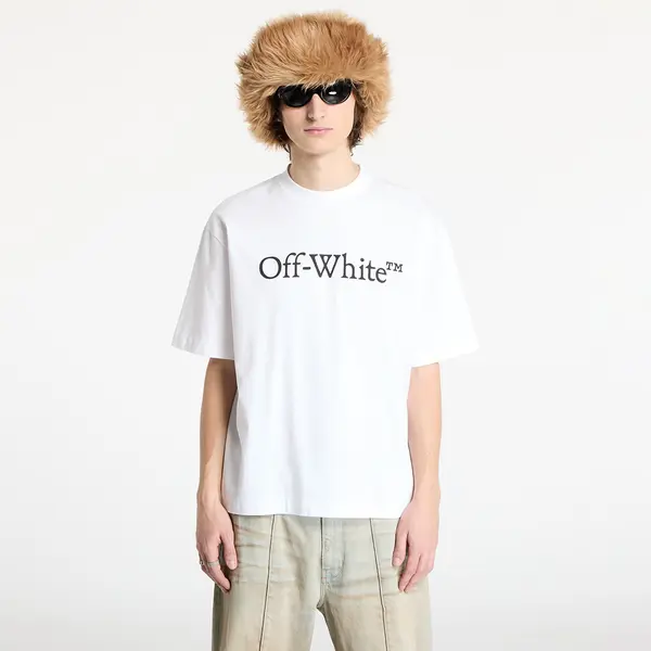 Off-White Majica Off-White Big Bookish Skate S/S Tee White Black M