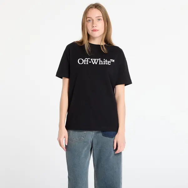 Off-White Majica Off-White Big Logo Bookish Casual Tee Black/ White M